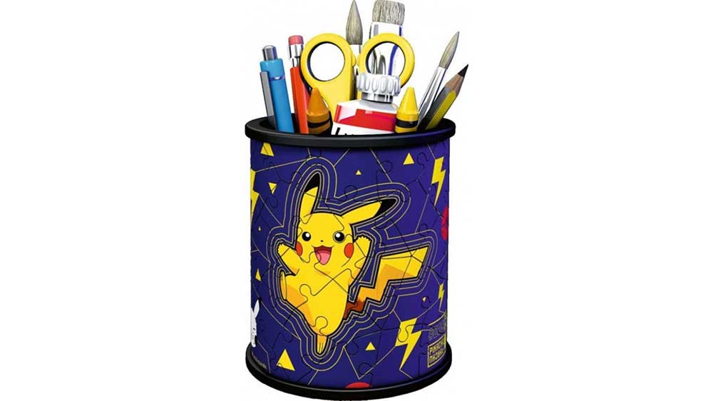 Puzzle stojan na tužky Ravensburger Pokémon 3D s tužkami a štětci_02