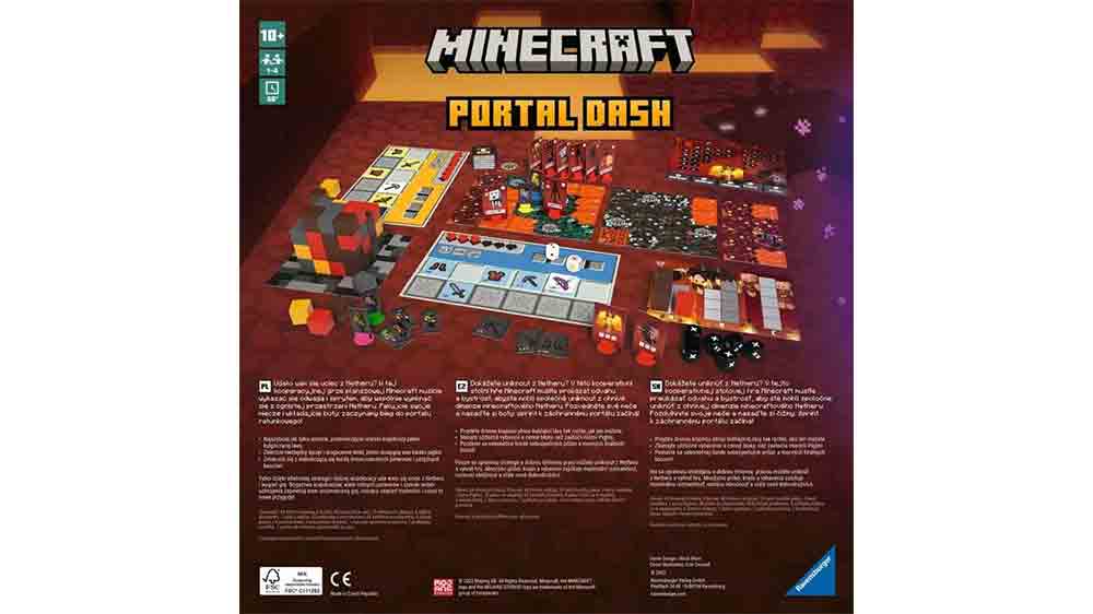 Deskov&aacute; hra Ravensburger Minecraft: Portal Dash zadn&iacute; strana balen&iacute;_03