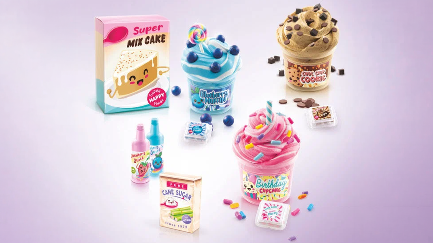 Kreativn&iacute; sada So Slime Yummy Twist & Slime SSC373EPE vyrben&eacute; dort&iacute;ky