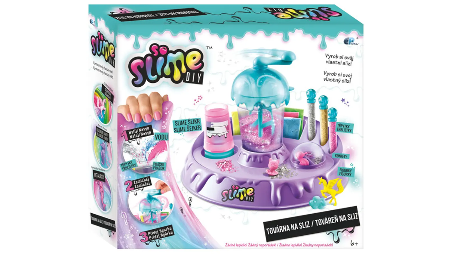 Krabice kreativn&iacute; sady So Slime Tov&aacute;rna na sliz