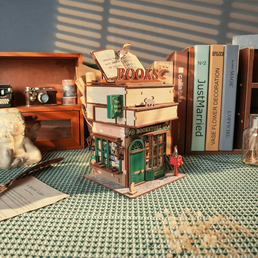 Stavebnice Tonecheer TQ187 Time Bookstore