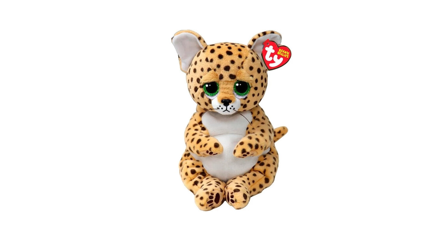 Ply&scaron;ov&aacute; hračka TY hned&yacute; leopard Lloyd predn&yacute; pohľad