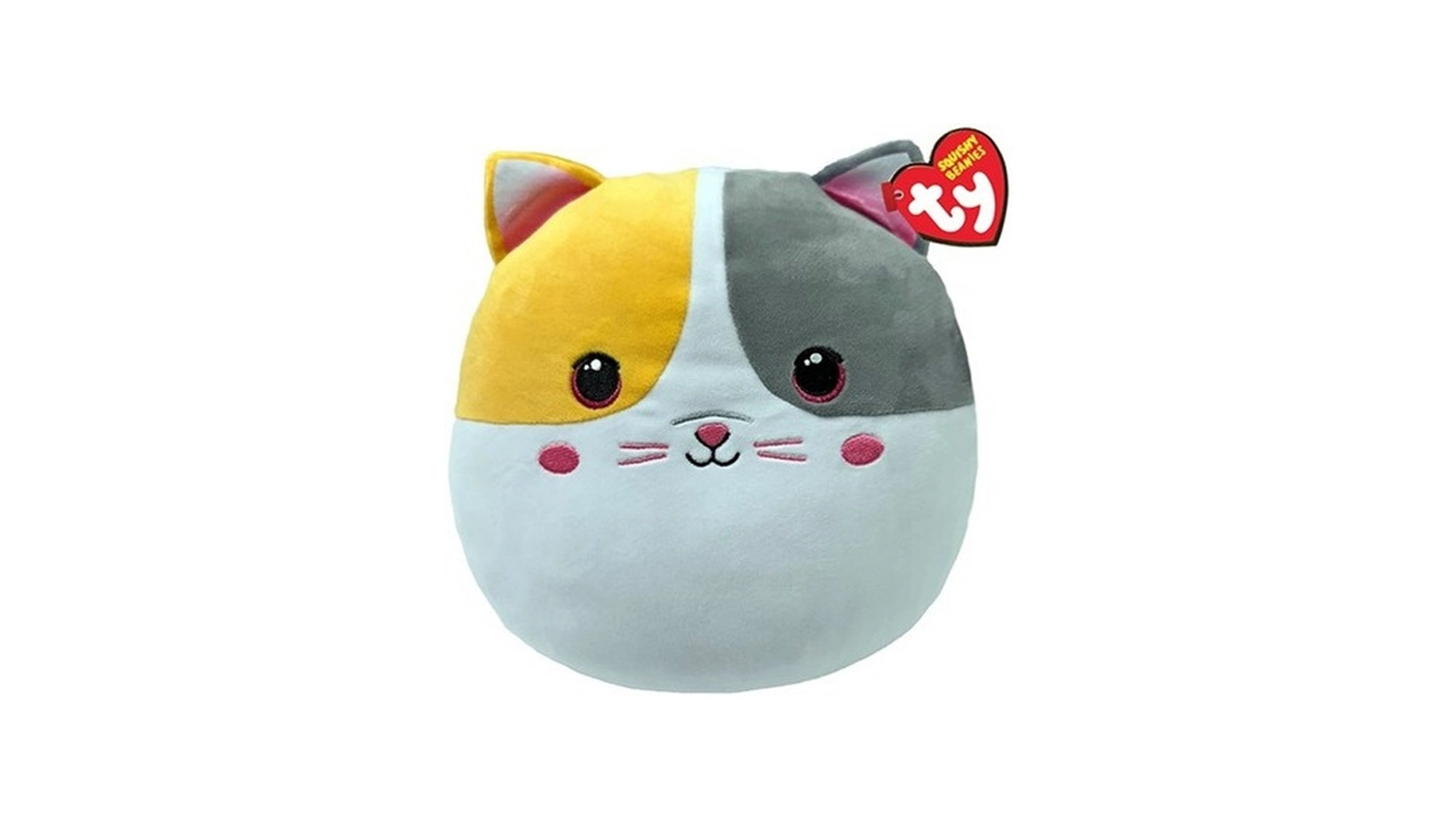 Ply&scaron;ov&aacute; hračka TY Squishy Beanies mačka Snuggles predn&yacute; pohľad