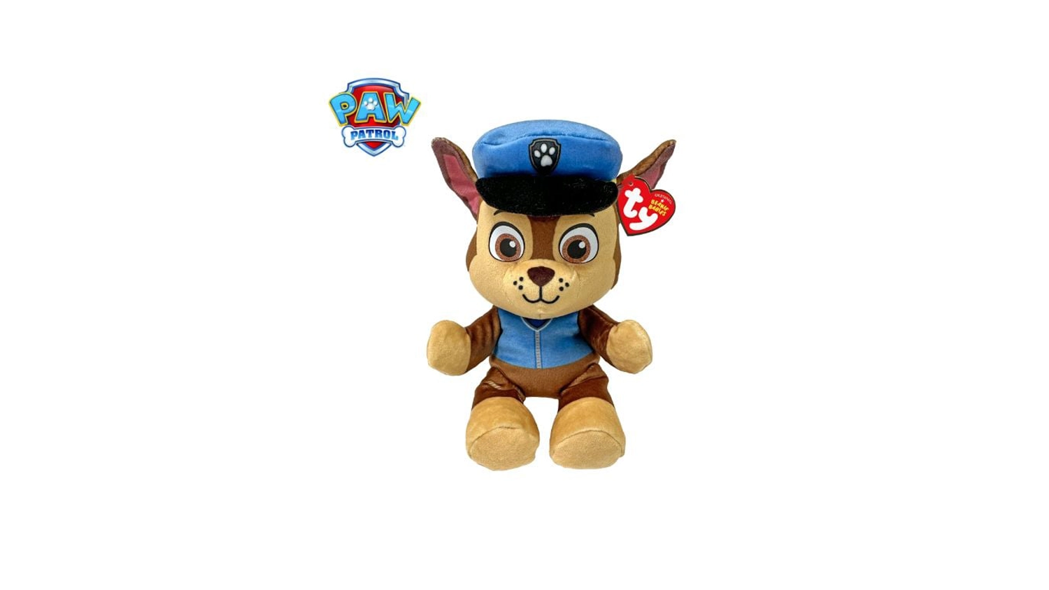 Ply&scaron;ov&aacute; hračka TY Paw Patrol Chase predn&yacute; pohľad