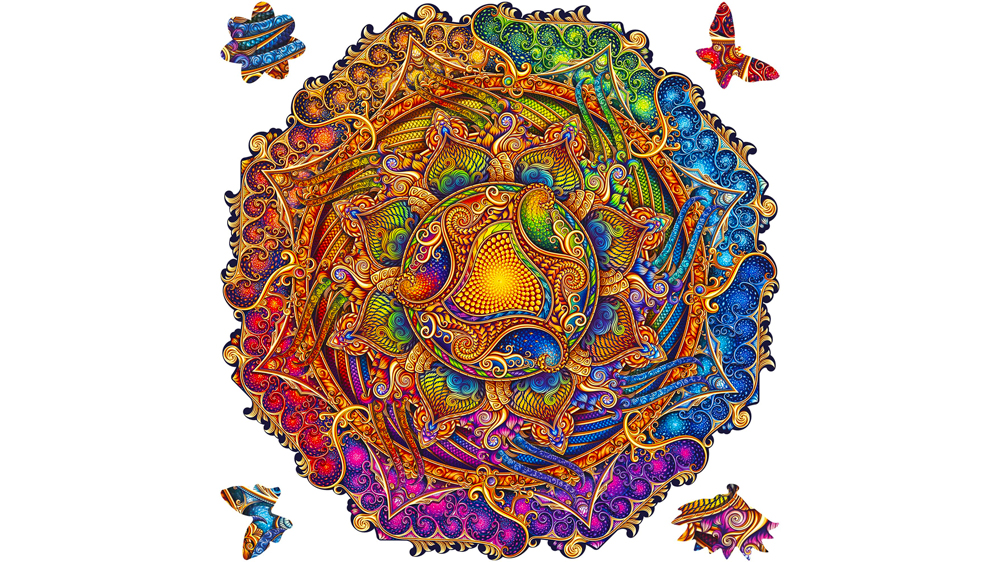 Dřevěné puzzle Mandala Inexhaustible Abundance_01