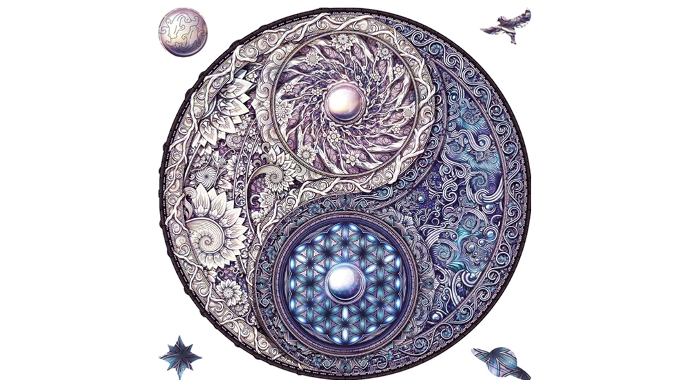 Obrázek poskládaných puzzle Mandala Overarching Opposites UNIDRAGON_01