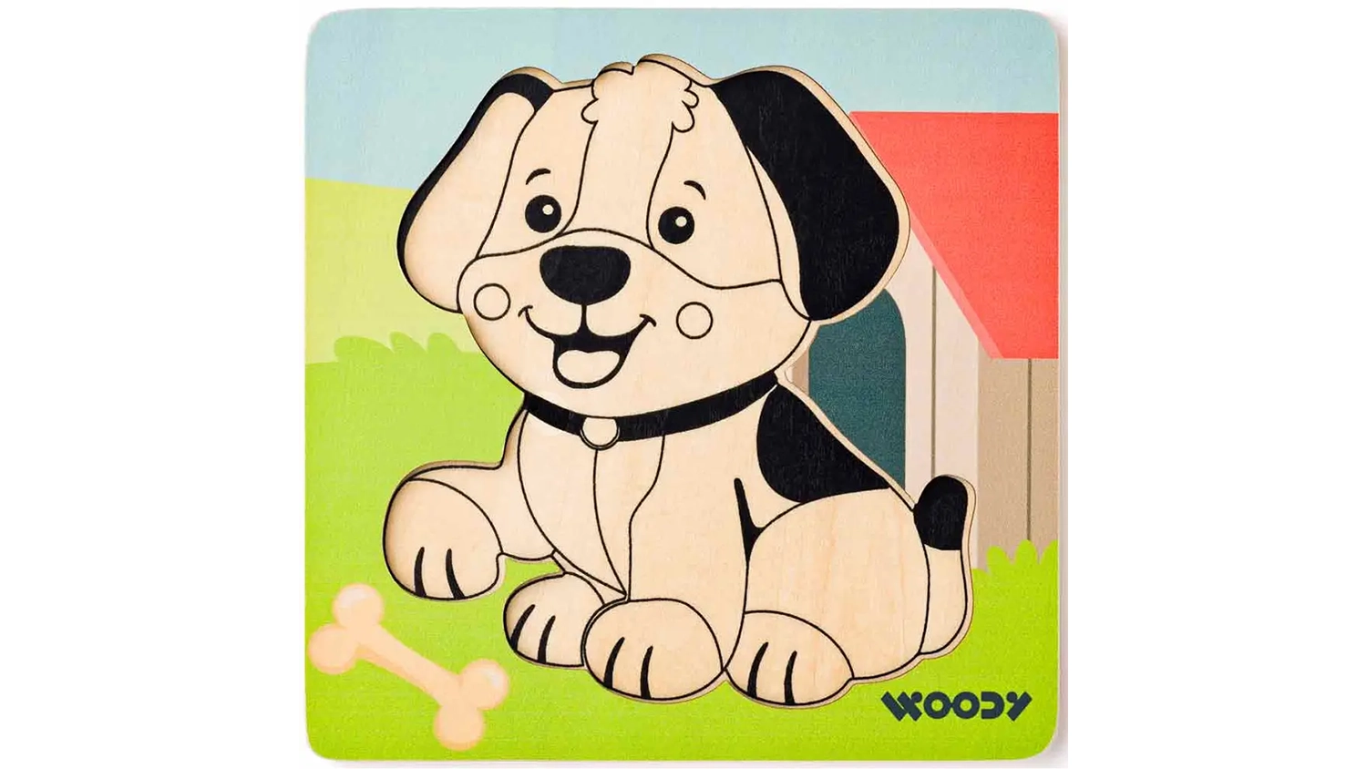 Podložka zobrazující černobílý nákres pod puzzlemi_02