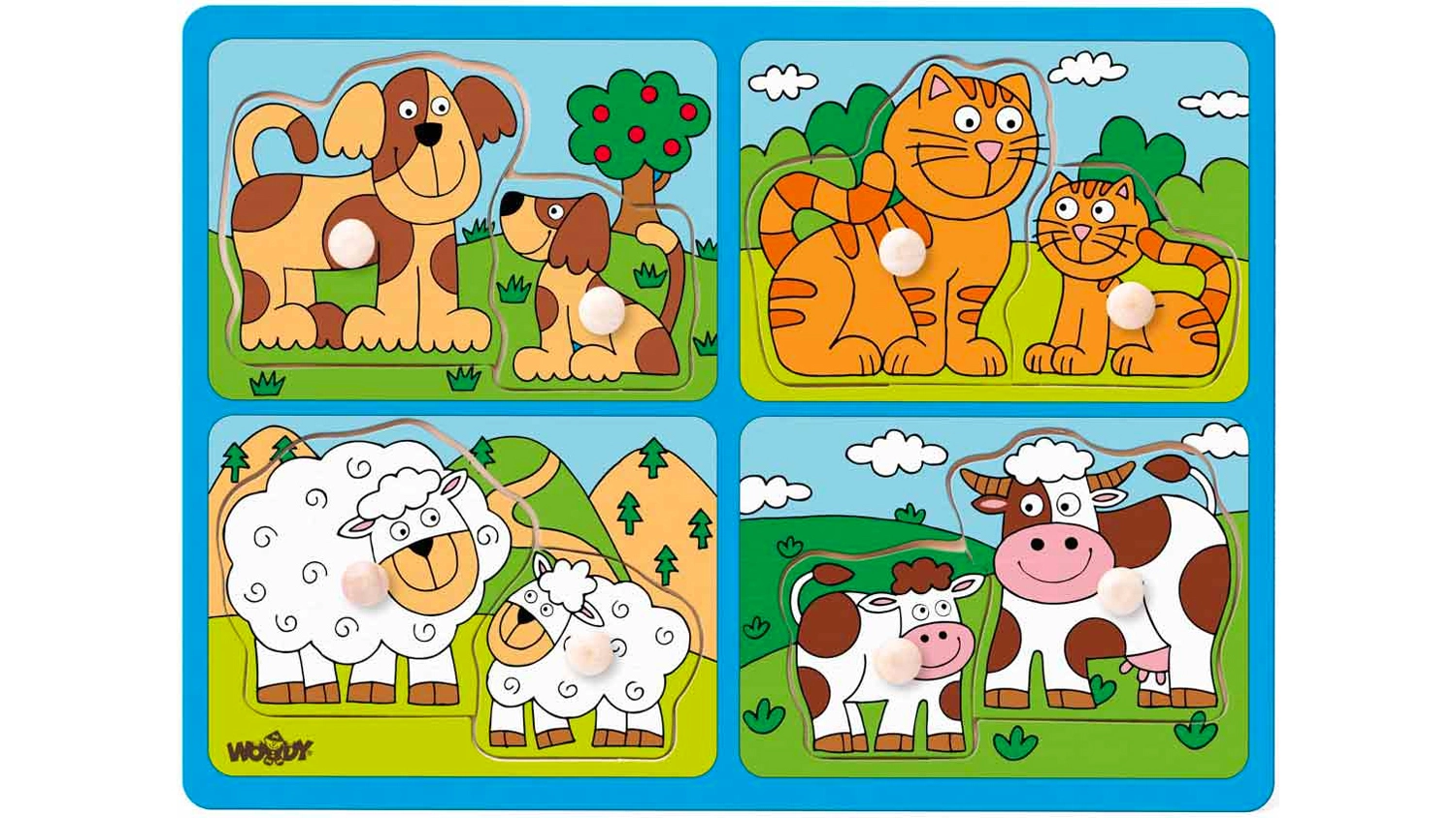Woody Puzzle Dom&aacute;c&iacute; zv&iacute;řata_01