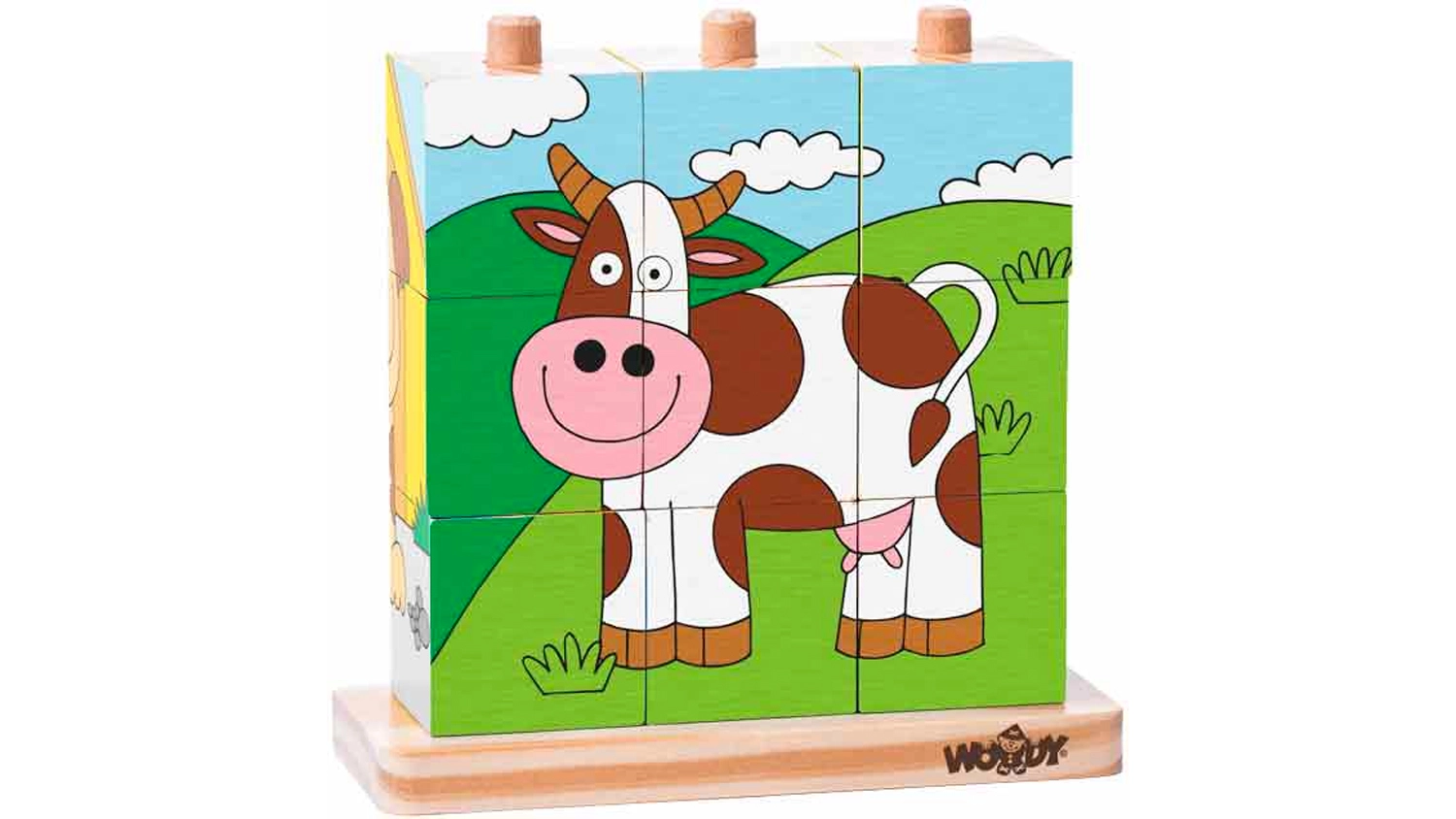 Kostky Woody Kubus Domácí zvířata_01