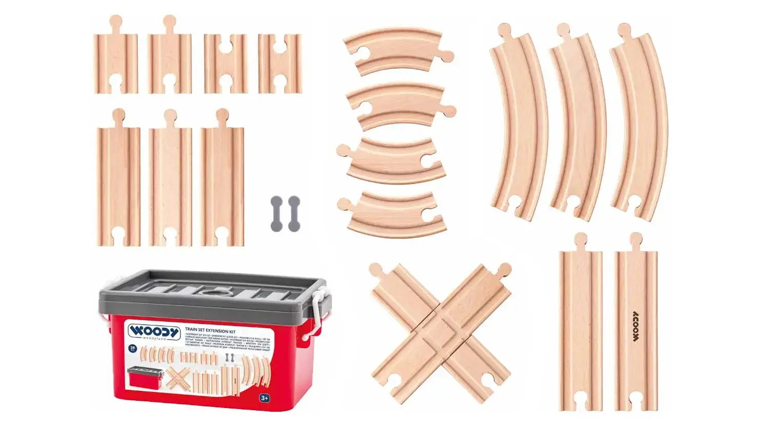 Woody Set kolej&iacute; 20ks horn&iacute; pohled
