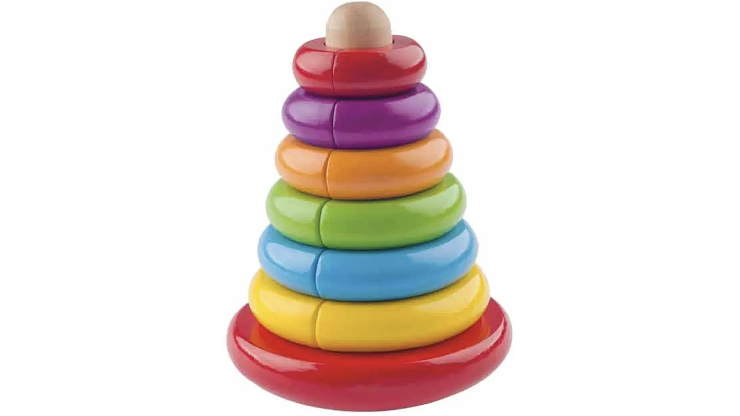 Motorické hračky Woody Magnetická skládací pyramida – Káča_01