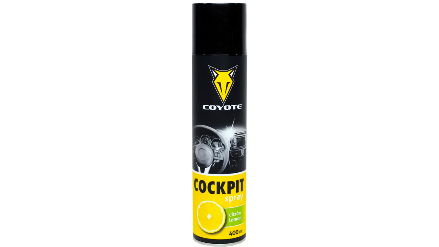Čistič interi&eacute;ru Coyote Cockpit spray citron 400 ml