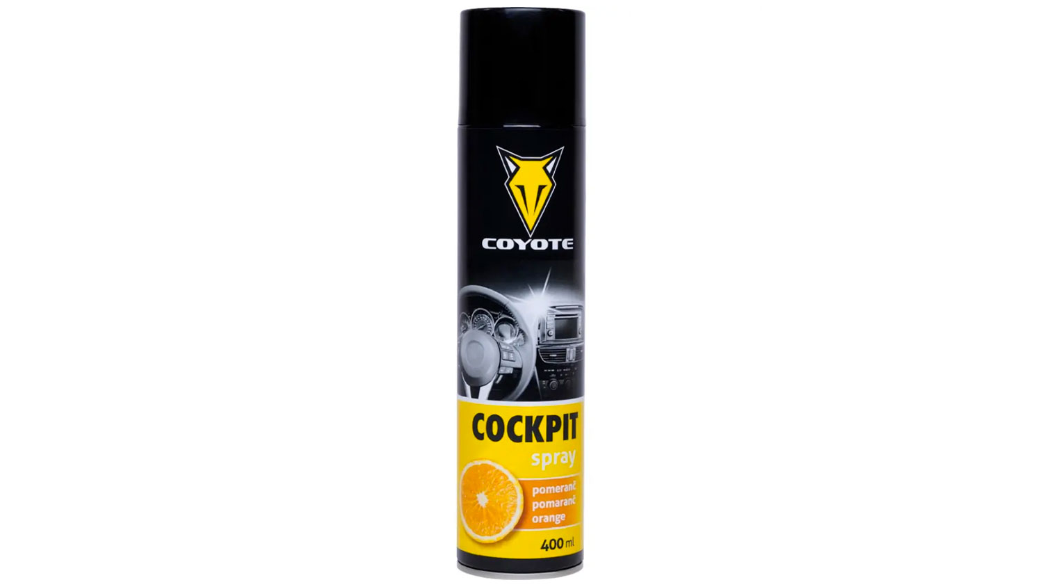 Čistič interi&eacute;ru Coyote Cockpit spray pomaranč 400 ml