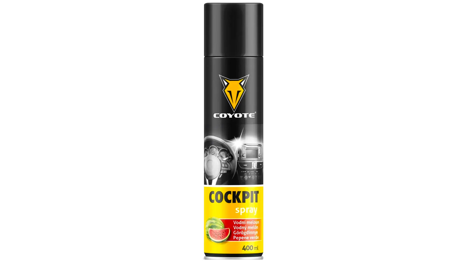Čistič interiéru Coyote Cockpit spray vodný melón 400 ml