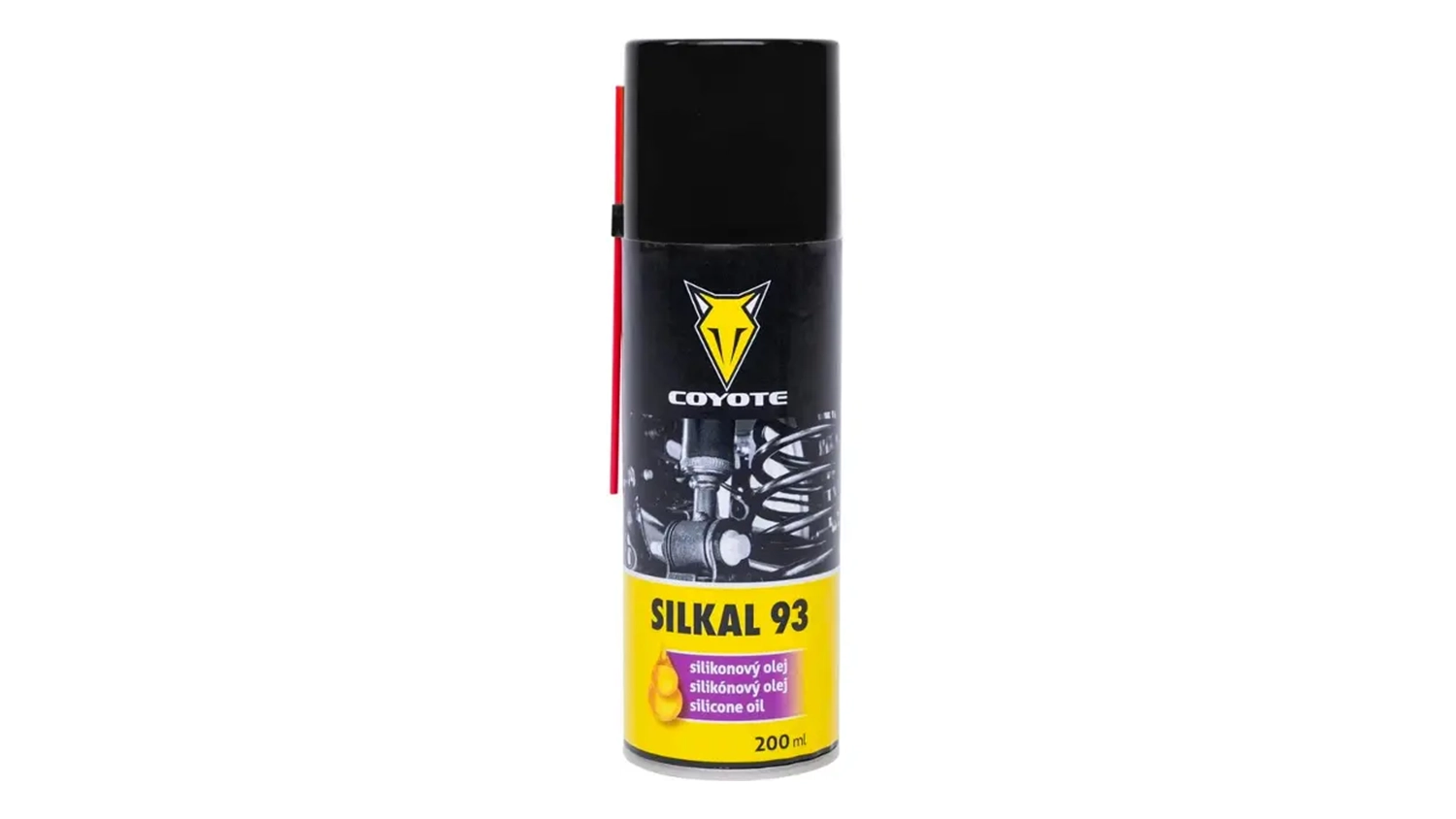 Silikónový olej COYOTE Silkal 93 200 ml pohľad zpredu