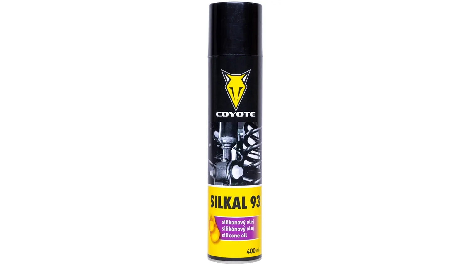 Silikónový olej COYOTE Silkal 93 400 ml pohľad zpredu