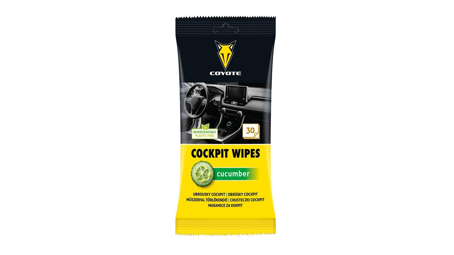 Balenie utierok COYOTE cockpit Uhorka 30 ks PF &ndash; pohľad zpredu