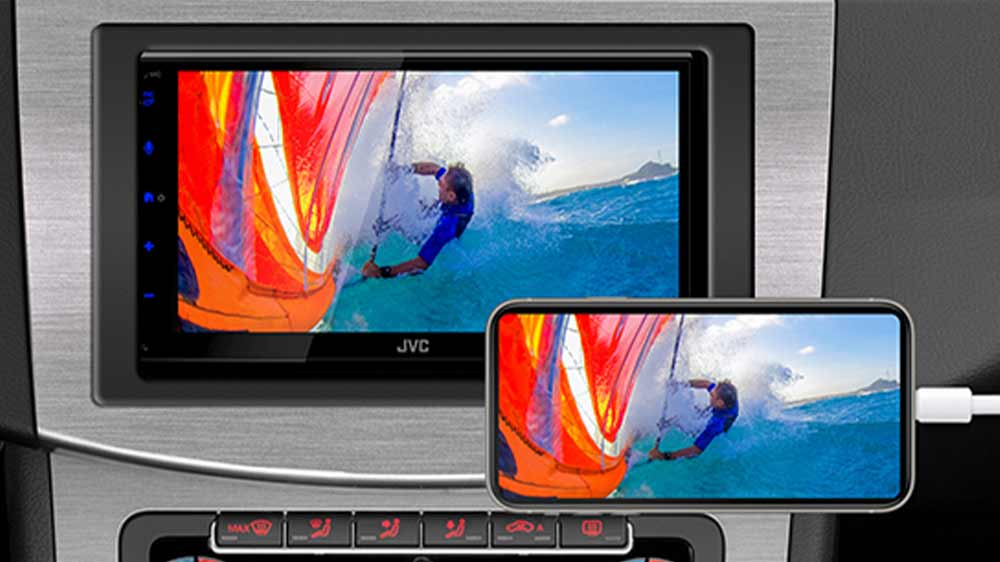 Zrcadlení z telefonu do přehrávače JVC KW-M595DBT_02
