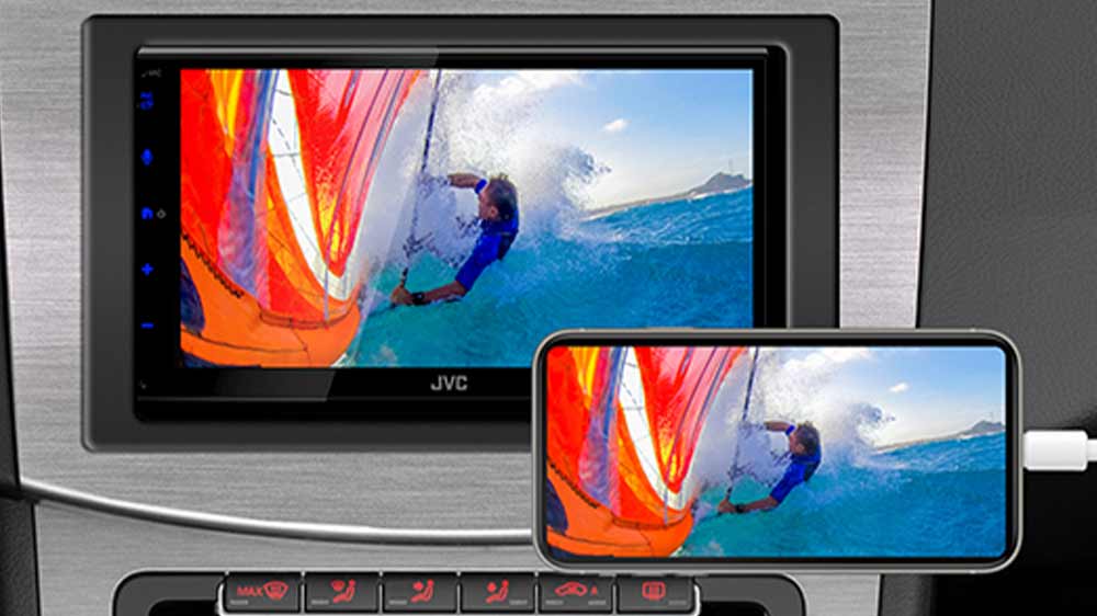 Zrcadlení z telefonu do přehrávače JVC KW-M695DBW_02