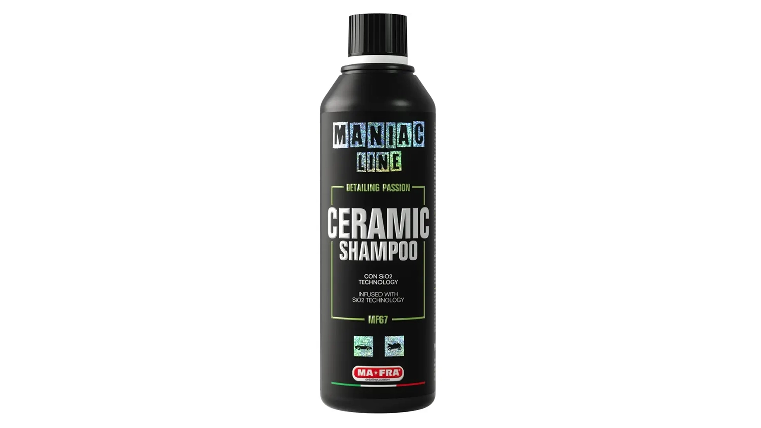 Keramický šampón MANIAC 500 ml (MF-67) pohľad zpredu