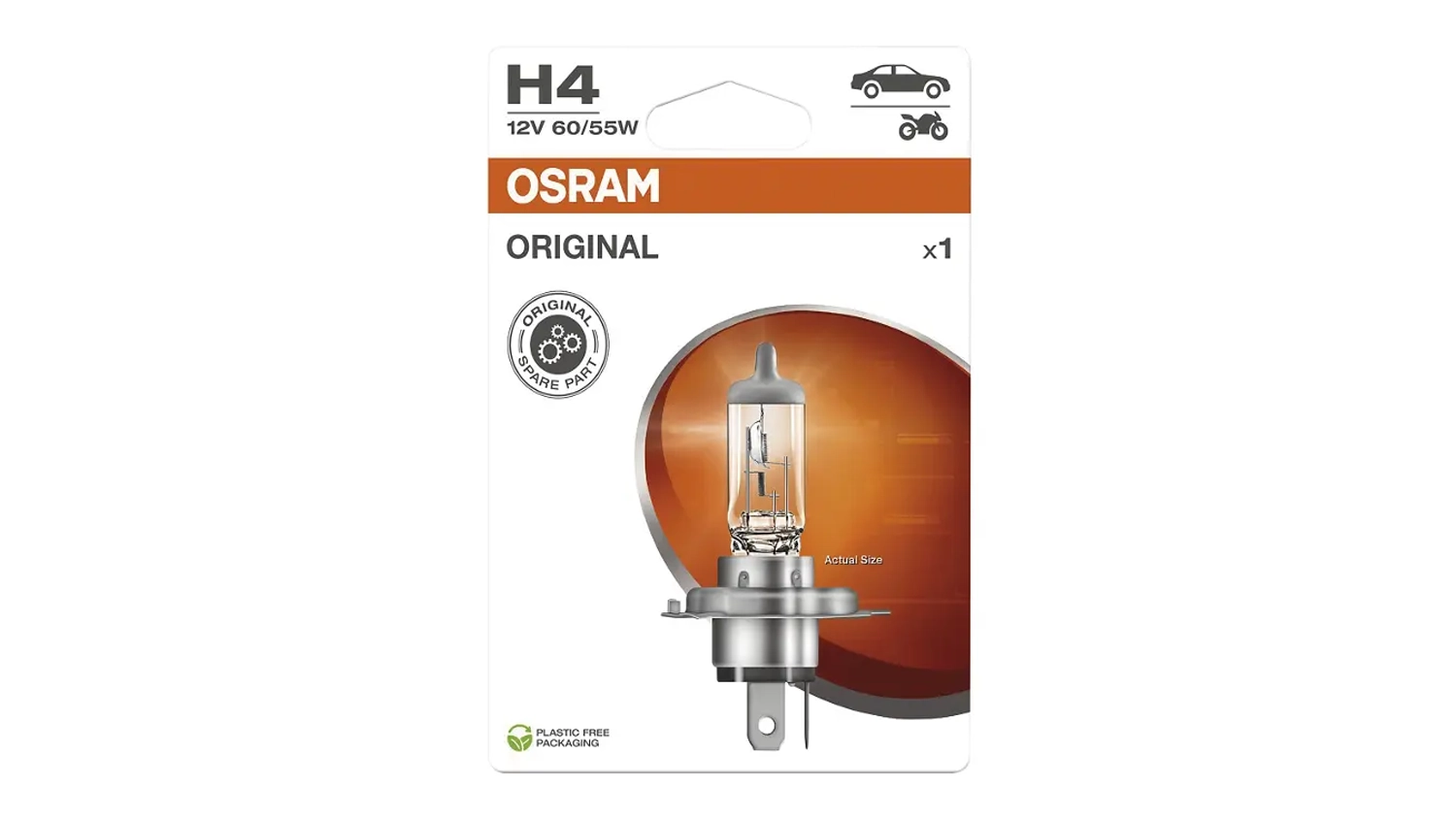 Balenie autožiarovky OSRAM H4 60/55W 12V