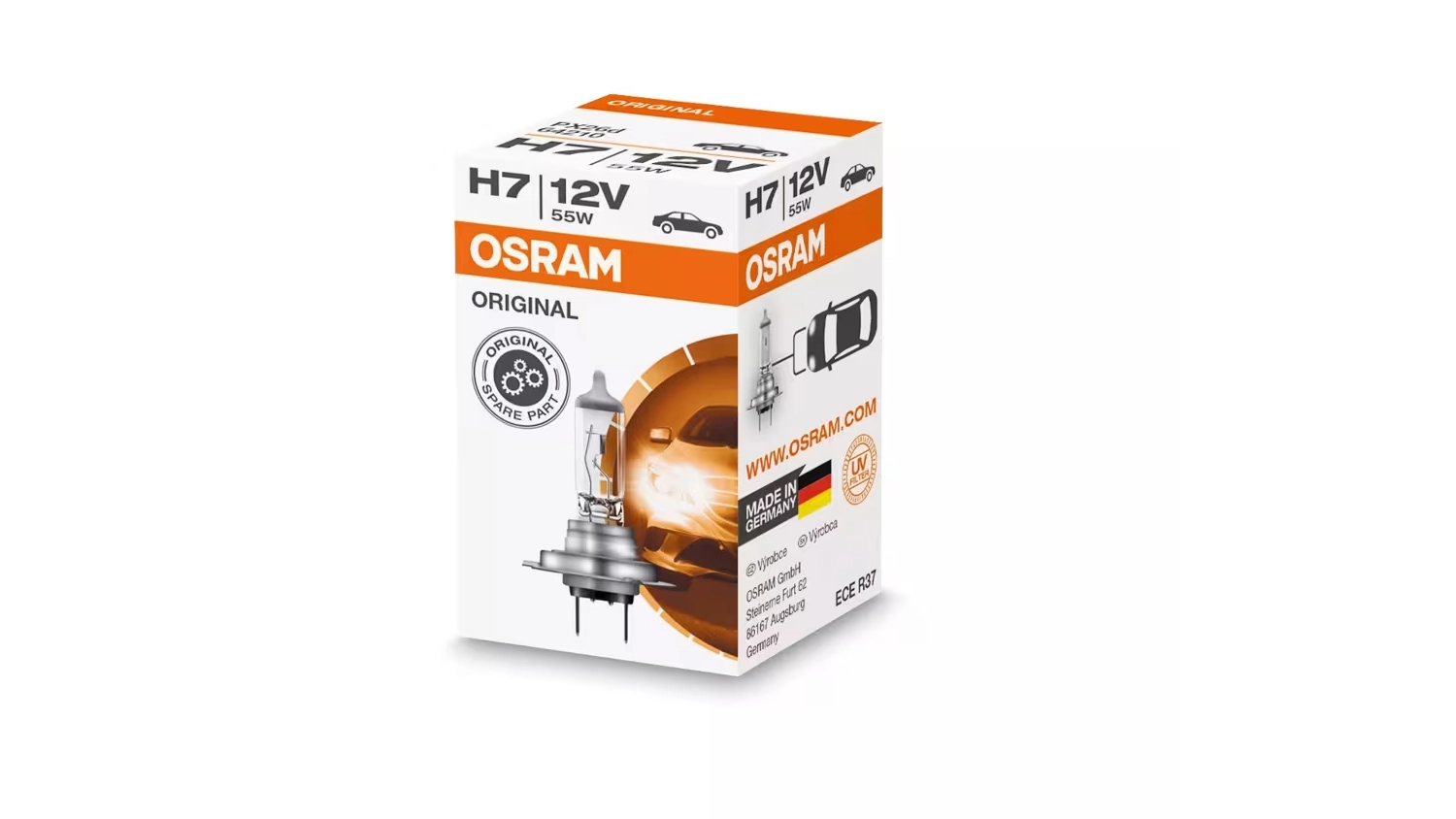Balenie autožiarovky OSRAM H7 Standard 12V 55W (PX26d)