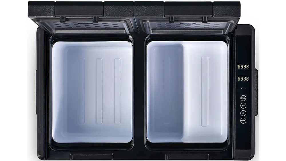 Otevřená kompresorová lednička a mraznička Rohnson R-4035 Dual Zone _03