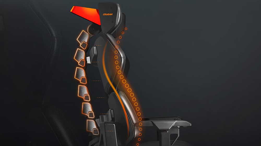 Herní židle TERMINATOR COUGAR ergonomie_02