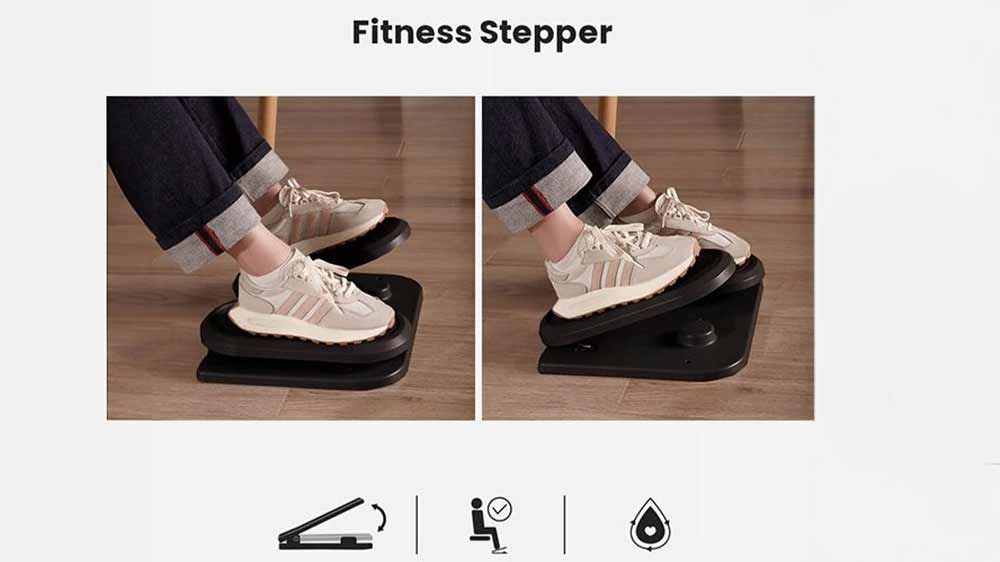 Chodidla ženy na podstavci pod nohy Powerton fitness stepper_3