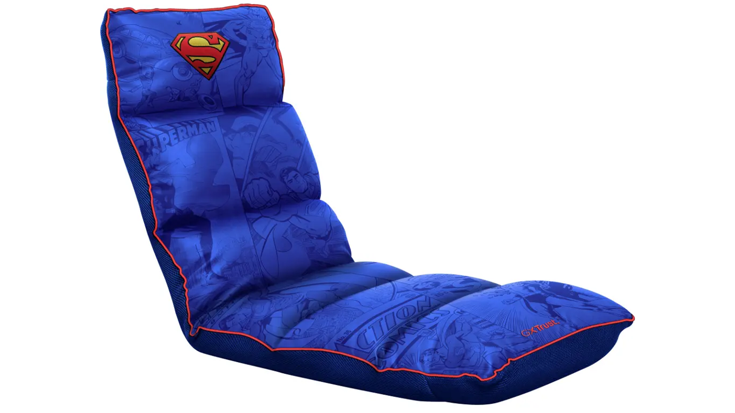 Podlahová herná stolička Trust GXT 718SM Rayzee Foldable Superman