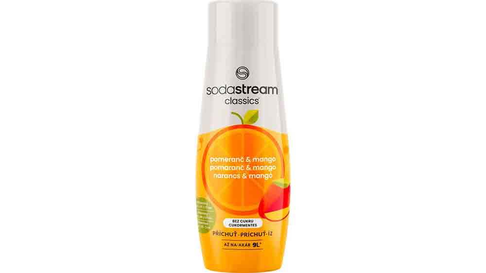 Př&iacute;chuť Pomeranč Mango Zero 440 ml Sodastream _01