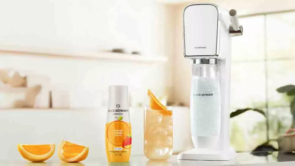 Nápoj s príchuťou Pomeranč Mango Zero so sirupom a