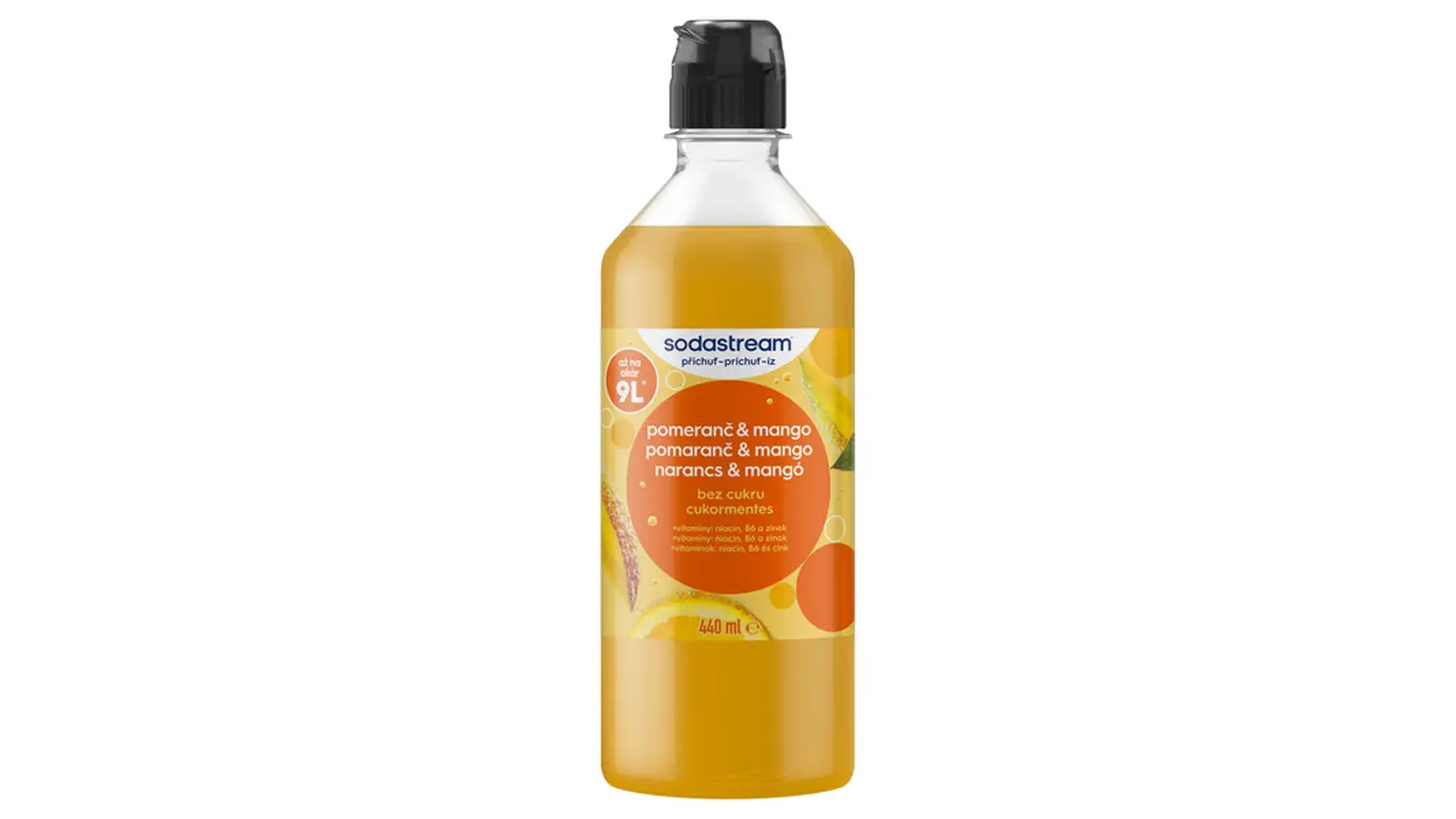Príchuť Pomaranč Mango Zero Sodastream 440 ml