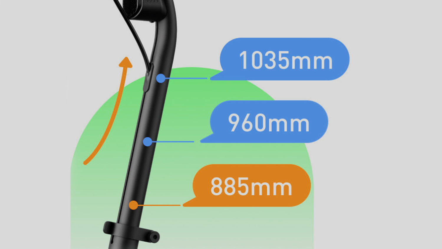 Nastavitelná řídítka dětské elektrokoloběžky Segway Ninebot eKickScooter C2 Pro