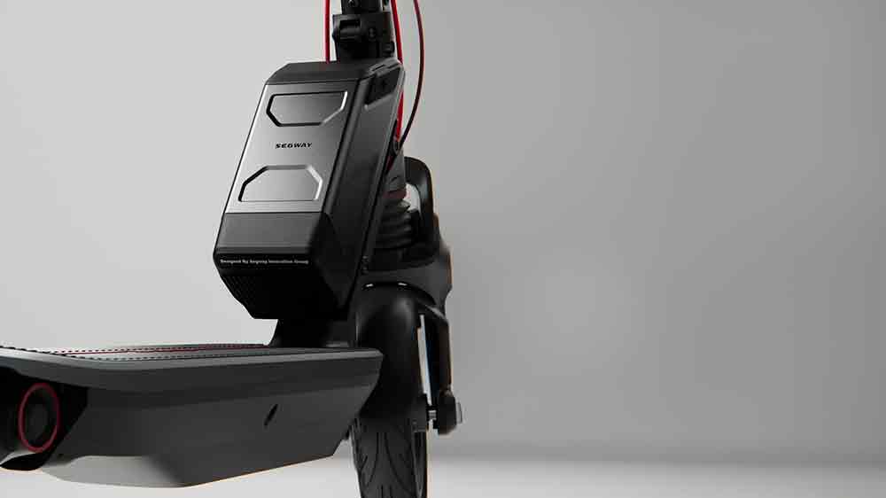 Detail baterie elektrokoloběžky Segway Ninebot F3 E_06