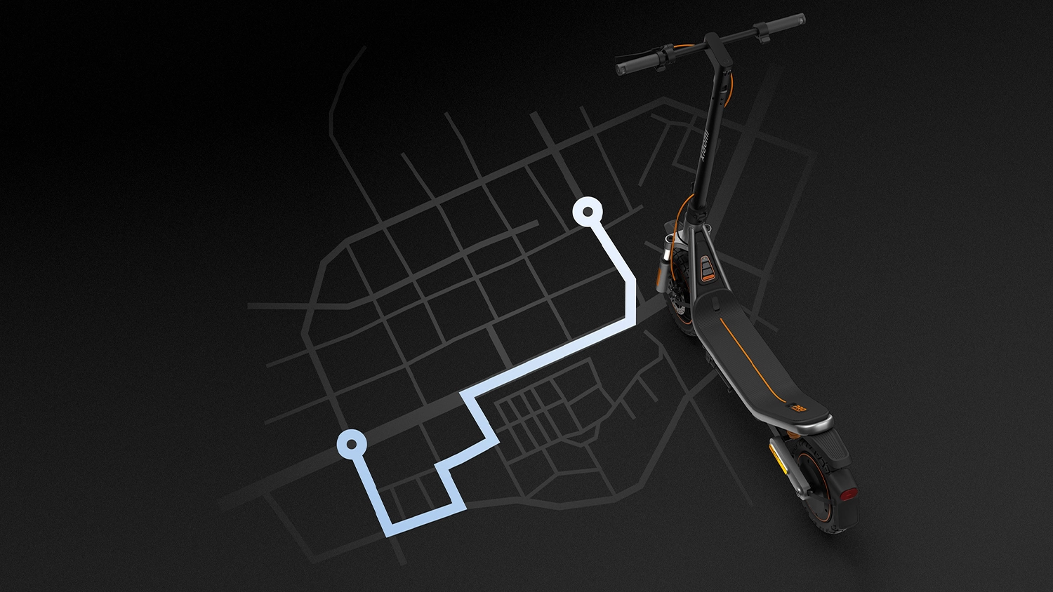 Koloběžka Xiaomi Electric Scooter 6 Pro s n&aacute;kresem dojezdu