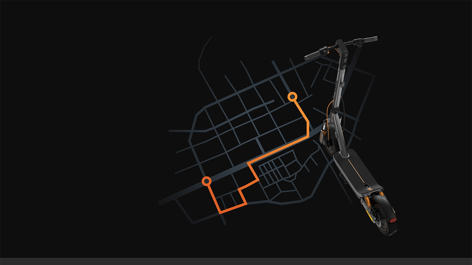 Koloběžka Xiaomi Electric Scooter 6 Max s nákresem dojezdu
