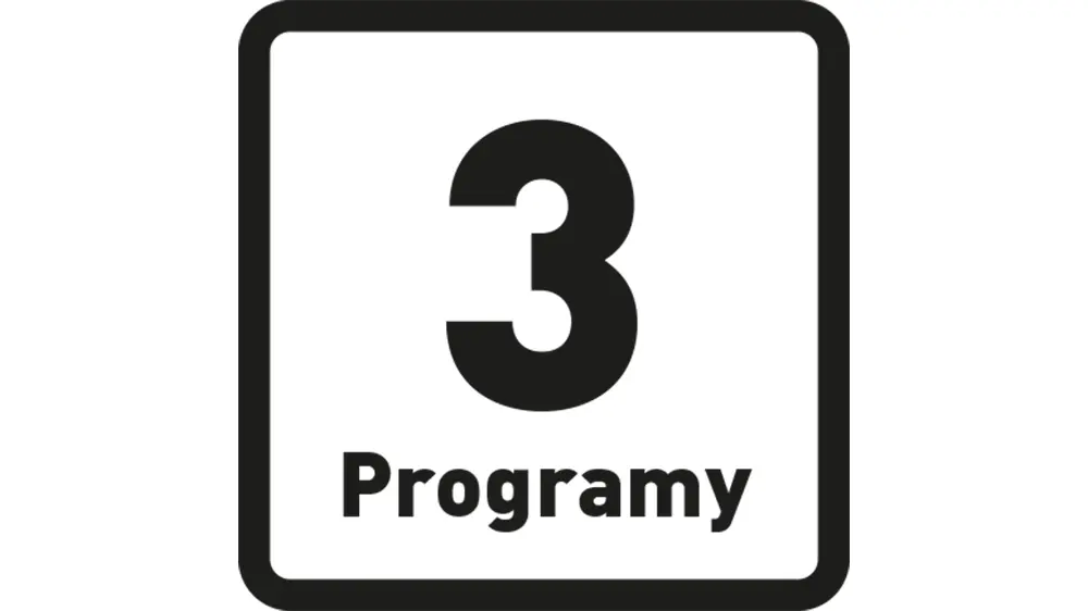 3 pečic&iacute; režimy trouby POB 844 B