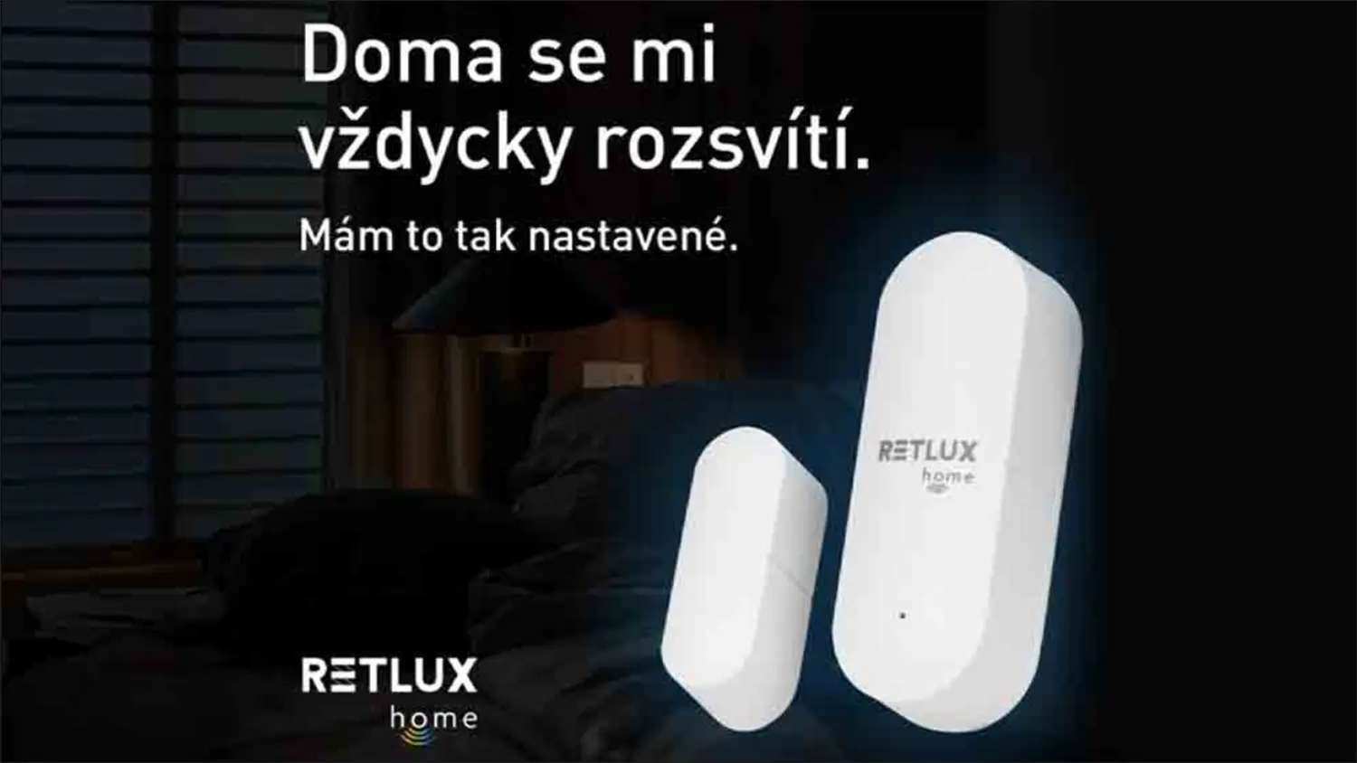 Senzor RETLUX RSH 307 Roland s reklamn&iacute;m textem