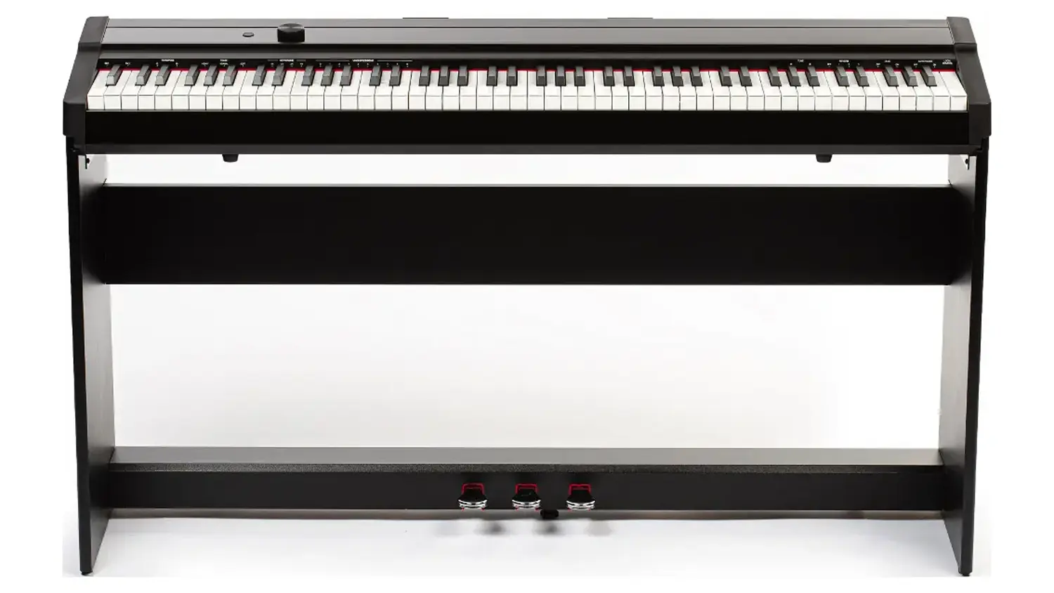 Digitální piano se stojanem a 3 pedály Sencor SDP 50 BK z čela