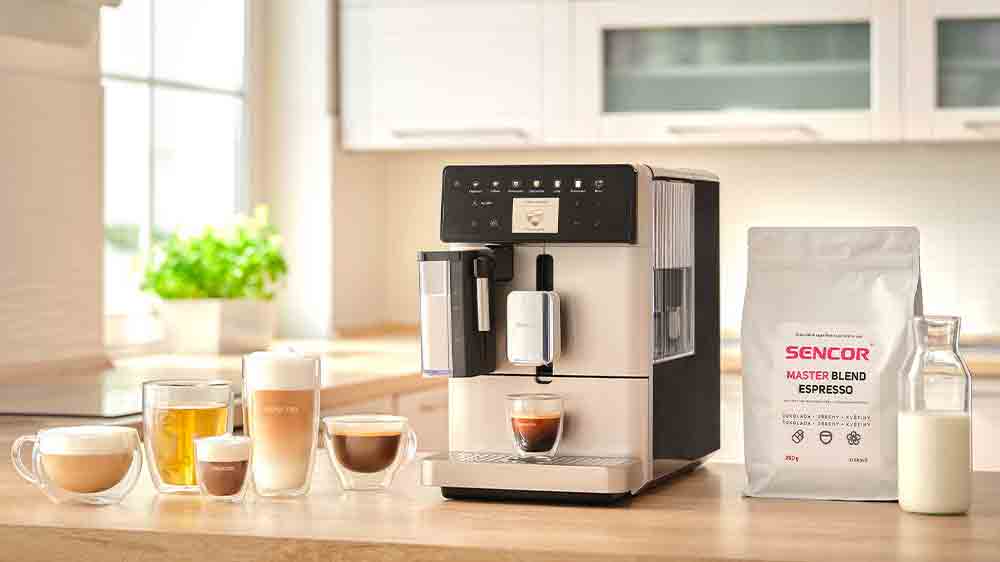 Automatick&eacute; Espresso Sencor SES 9350CH s k&aacute;vou a pripraven&yacute;mi n&aacute;pojmi _02
