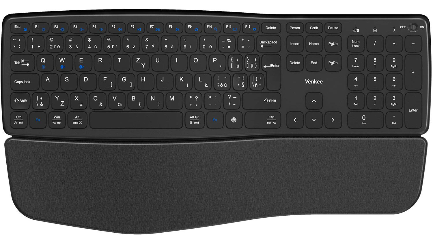Bezdrátová klávesnice Yenkee YKB 2100BK SWIFT