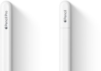 Apple Pencil Pro a Apple Pencil (USB‑C) vedle sebe