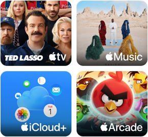 iPad, akční nabídka Apple One na 3 měsíce zdarma k nákupu nového iPadu, Apple One zahrnuje služby Apple TV, Apple Music, iCloud+ a Apple Arcade sloučené do jednoho balíčku