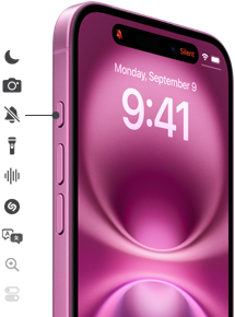Režim soustředění, aplikaci Fotoaparát, tichý režim, svítilnu, Diktafon, Shazam nebo jednu z dalších akcí na iPhonu 16 spustíš prostým podržením akčního tlačítka