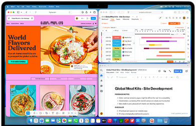MacBook Air, na ktorom je otvorených viacero apiek