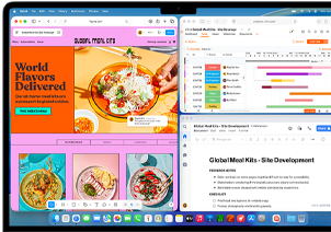 MacBook Air, na ktorom je otvorených viacero apiek