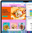 MacBook Air, na ktorom je otvorených viacero apiek