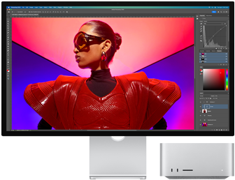 Střihání videa na Macu Studio a Studio Displayi