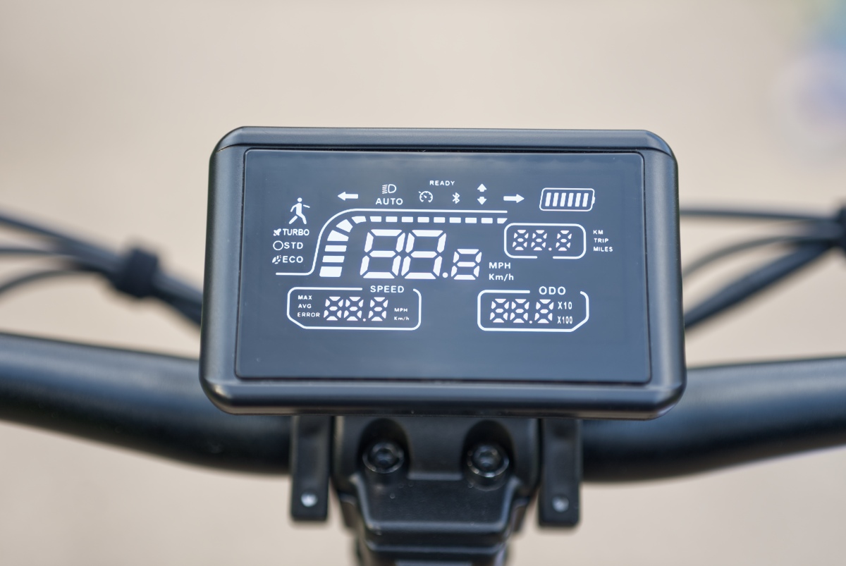 informace zobrazeny na displeji Scooteru X50